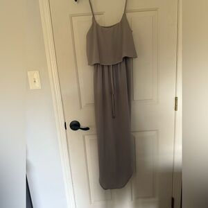 Elegant Light Purple Maxi Dress